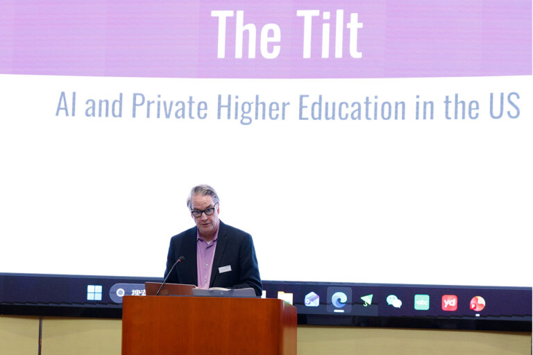 Knight Explores AI’s Role in Higher Education at Global Symposium 